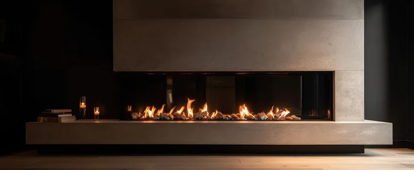 Gas Fireplace Ember Bed Design Services in Escondido, California
