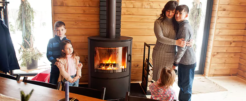 Morso Cast Iron Fireplace Insert Installation in Escondido, California