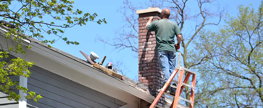 Vinyl and PVC Chimney Flashing Installation in Escondido, CA