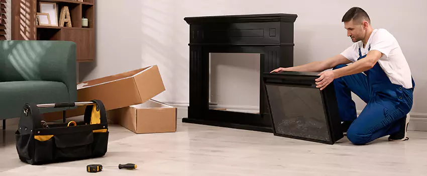 Old Rusted Metal Fireplace Repair And Replacement in Escondido, CA
